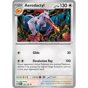 Aerodactyl MEW 142/165 Holo - Pokémonkort