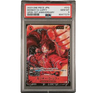 PSA 9 Monkey D. Luffy ST01-012 SR