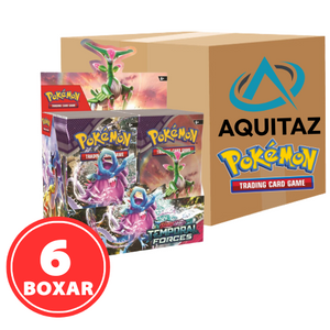 Pokémon Scarlet & Violet: Temporal Forces Booster Display Sealed Case (6 Boxar)