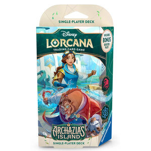 Disney Lorcana Archazia's Island Starter Deck Ruby/Sapphire (Belle & Beast) (60 Cards) (ENG)