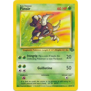 Pinsir JU 25/64 Rare - Pokémonkort