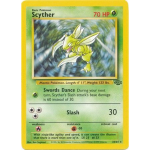 Scyther JU 26/64 Rare - Pokémonkort