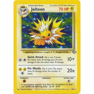 Jolteon JU 4/64 Holo - Pokémonkort