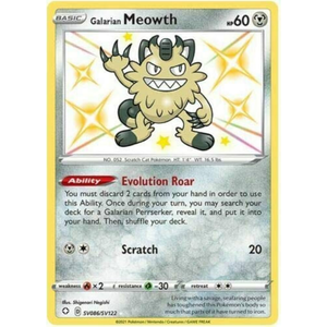 Galarian Meowth SHF SV086/SV122