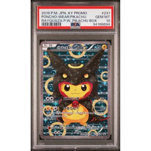 PSA 10 Poncho-wearing Pikachu (XY-P 231)