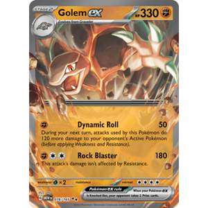 Golem ex MEW 076/165 UR - Pokémonkort