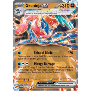 Greninja ex TWM 106/167 - Pokémonkort