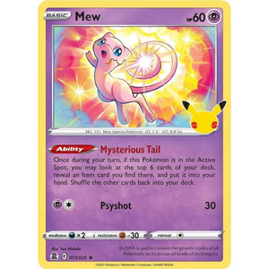 Mew CLB 011/025 Holo - Pokémonkort