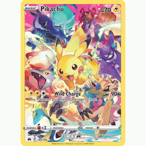 Pikachu CRZ 160/159 - Pokémonkort