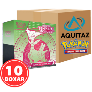 Pokémon Scarlet & Violet: Temporal Forces (Iron Leaves) Elite Trainer Box Sealed Case (10 Boxar)