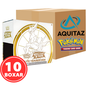 Pokémon Sword & Shield: Brilliant Stars Elite Trainer Box Sealed Case (10 Boxar)