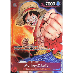 Monkey D. Luffy P-001 P - One Piece Kort