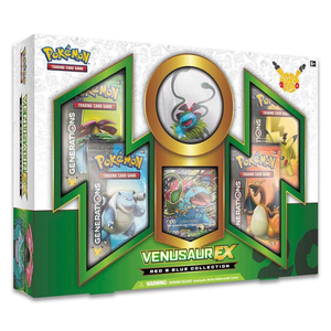 Pokémon Generations: Red & Blue Venusaur EX Collection Box (4 Packs) (ENG)