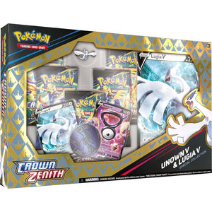 Pokémon Sword & Shield: Crown Zenith Unown V & Lugia V Special Collection Box (5 Pack) (ENG)