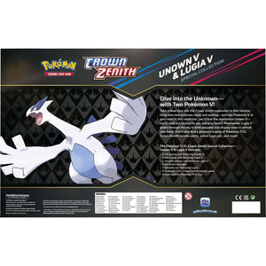 Pokémon Sword & Shield: Crown Zenith Unown V & Lugia V Special Collection Box (5 Pack) (ENG)