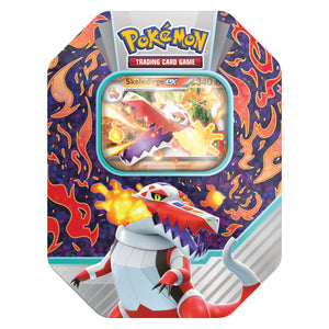 Pokemon Scarlet & Violet: Paldea Partners Tin – Skeledirge ex (4 Pack)