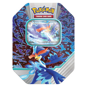 Pokemon Scarlet & Violet: Paldea Partners Tin – Quaquaval ex (4 Pack)