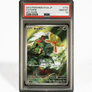 PSA 10 Caterpie SV2a 172/165 AR - Pokémonkort