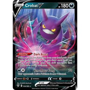 Crobat V SWSH03 104/189 - Pokémonkort