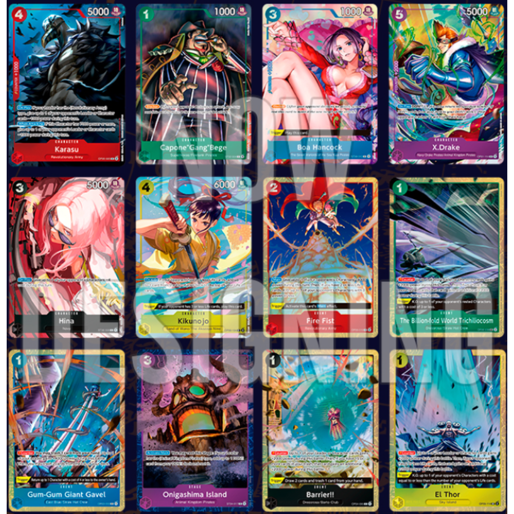 One Piece Card Lot – Mixed Collection One Piece Best Selection Vol.2 Premium Card Collection (12 Cards)