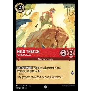 Milo Thatch - Spirited Scholar - 115/204 - Common