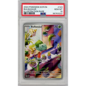 PSA 10 Bulbasaur SCR 143/142