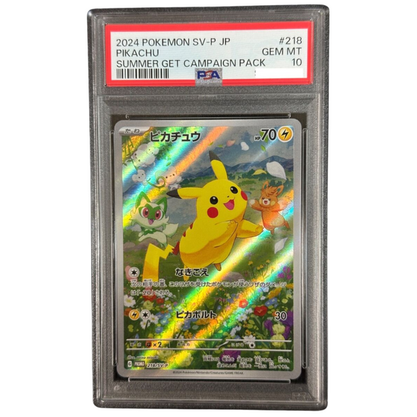 PSA 10 Pikachu 218/SV-P