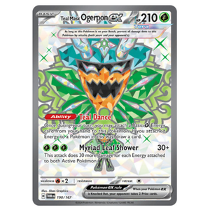 Teal Mask Ogerpon EX TWM 190/167