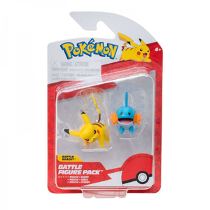 Pokémon Mudkip & Pikachu (2 Pack) Stridsfigurer – 6cm