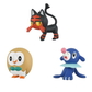 Pokemon: 30th Anniversary Moncolle Journey Figure Set (Rowlet, Litten, Popplio) (JP)