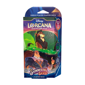 Disney Lorcana Shimmering Skies: Scar & Kronk Starter Deck (60 Cards)