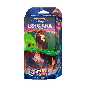 Disney Lorcana Shimmering Skies: Scar & Kronk Starter Deck (60 Kort)