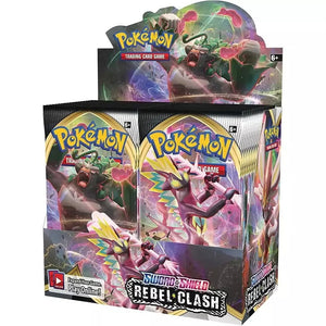 Pokémon Sword & Shield: Rebel Clash Booster Display (36 pack)