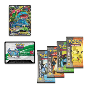 Pokémon Generations: Red & Blue Venusaur EX Collection Box (4 Packs) (ENG)