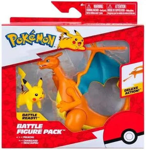 Pokémon Pikachu & Charizard (2 Pack) Stridsfigurer - 11cm