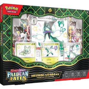 Pokémon Scarlet & Violet: Paldean Fates (Meowscarada ex) Premium Collection (8 Pack)