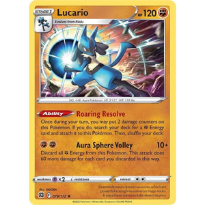 Lucario SWSH09 079/172 Holo - Pokémonkort