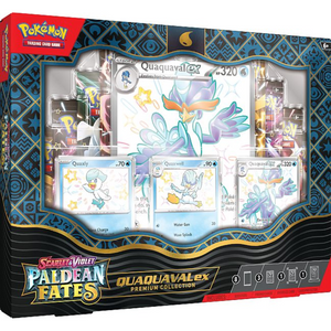 Pokémon Scarlet & Violet: Paldean Fates (Quaquaval ex) Premium Collection (8 Pack)