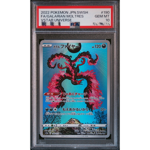 PSA 10 Galarian Moltres S12a 190/172 AR