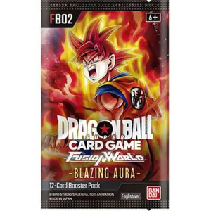 Dragon Ball Super (FB02) Fusion World:  Blazing Aura Booster Pack (12 Kort)