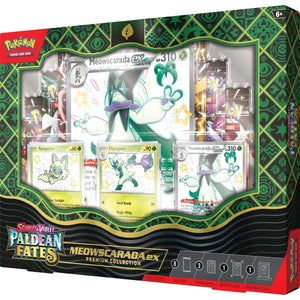 Pokémon Scarlet & Violet: Paldean Fates Pokémon ex Premium Collection - Shiny Meowscarada ex (8 Pack) (ENG)