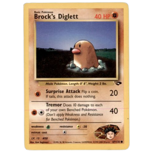 Brock's Diglett G2 67/132 Vintage Gym