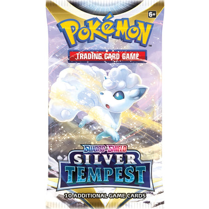 Pokémon Sword & Shield: Silver Tempest Booster Pack (10 Kort)