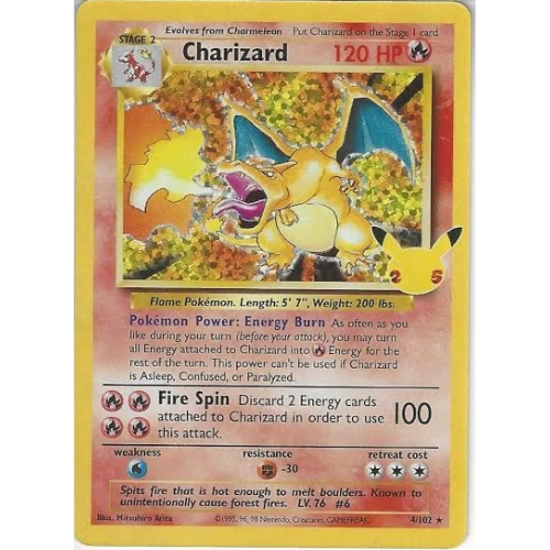 clb pokemon cards Charizard CLB 4/102 Holo