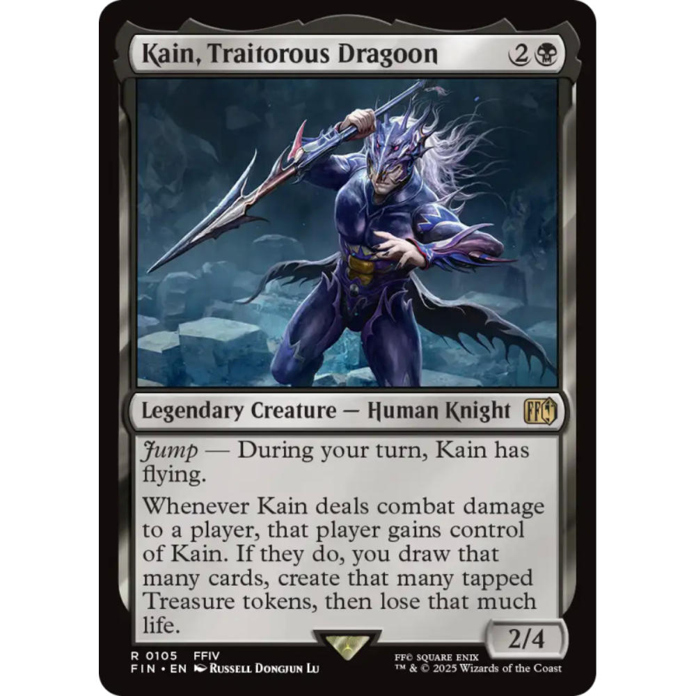 Kain, Traitorous Dragoon 105 R