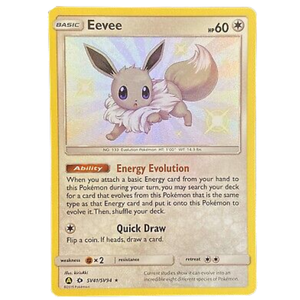 shiny eevee pokemon card value Eevee SV41/SV94