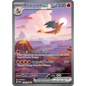 Charizard ex MEW 199/165 - Pokémonkort