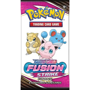 Pokémon Sword & Shield: Fusion Strike Fun Pack (Sampling Pack) (3 Kort) (ENG)