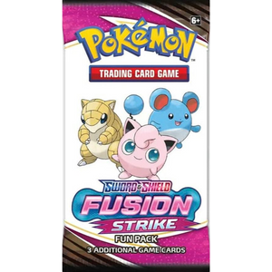 Pokémon Sword & Shield: Fusion Strike Fun Pack (Sampling Pack) (3 Kort)