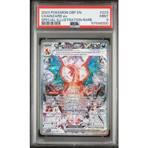 PSA 9 Charizard ex OBF 223/197